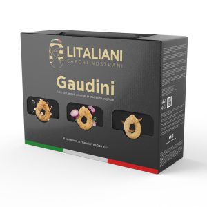 Caixa Gaudini - 6 pacotes de taralli 1200 g (6 pacotes de 200 g)